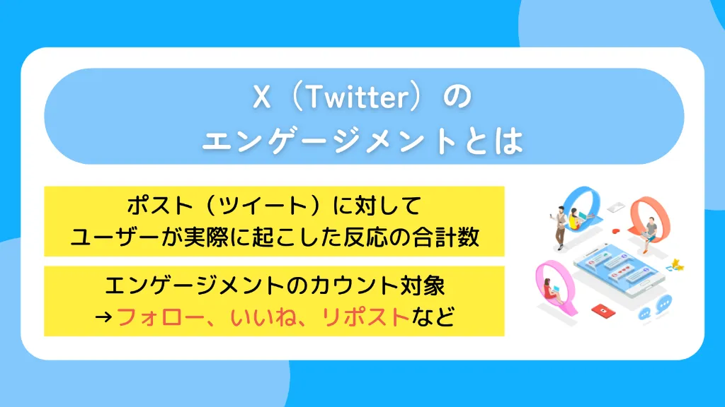 X（Twitter）のエンゲージメントとは