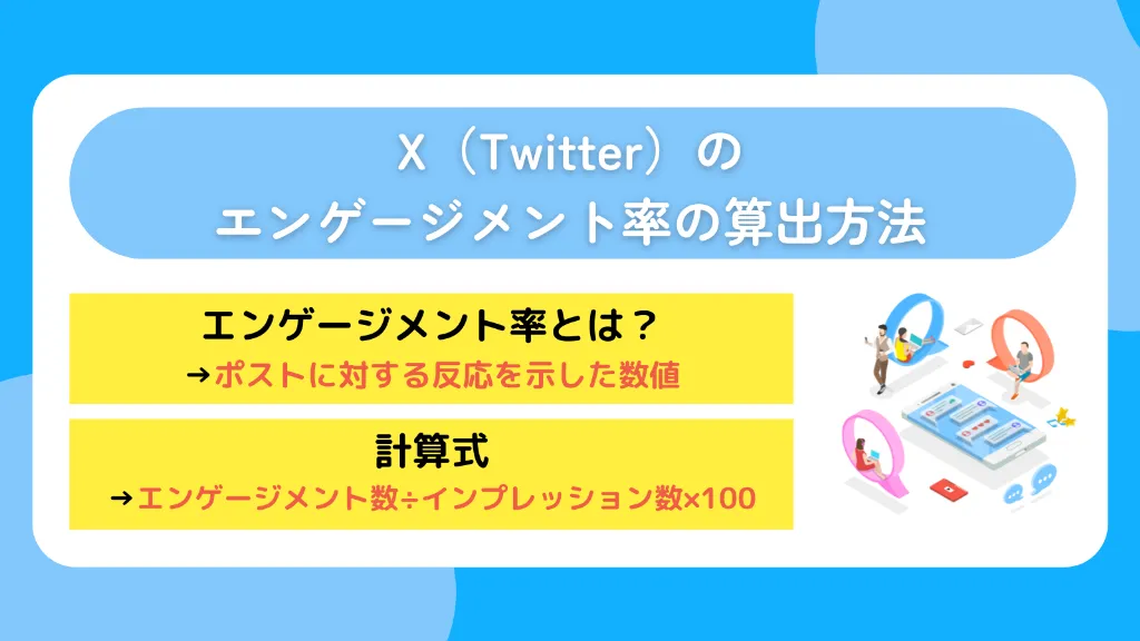 X（Twitter）のエンゲージメント率の算出方法