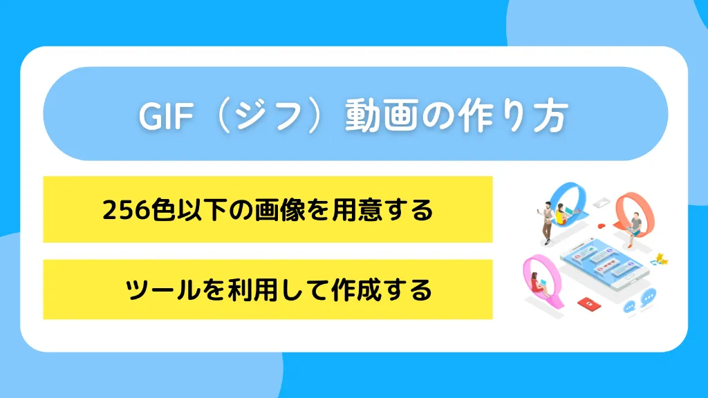 GIF(ジフ)動画の作り方