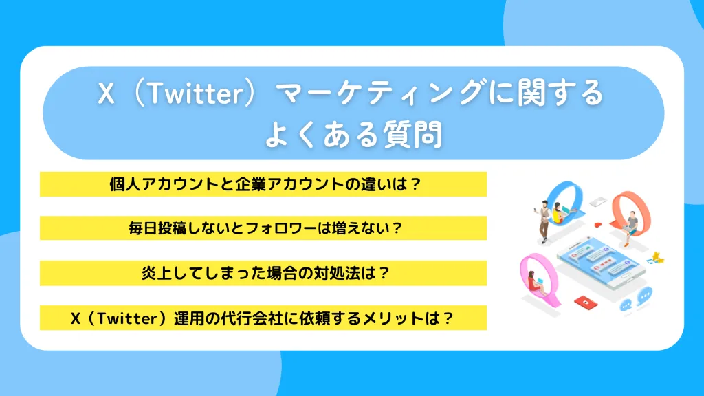 X（Twitter）マーケティングに関するよくある質問